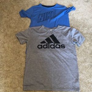 Boys Nike and Adidas Shirts